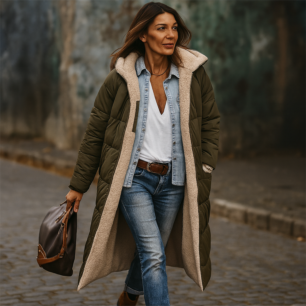Parka Lungo Urban Chic – Comfort Quotidiano”