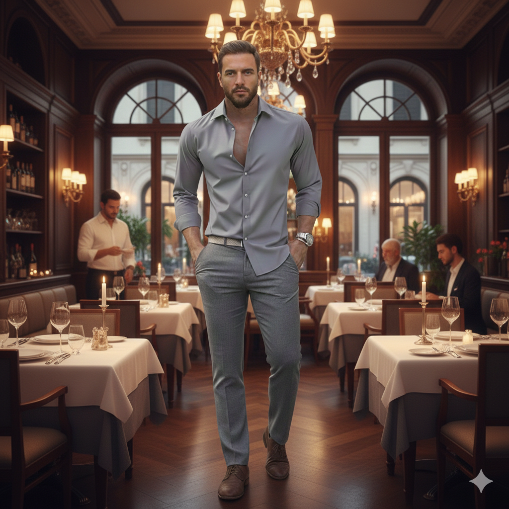 Camicia " BORN TO LEAD"