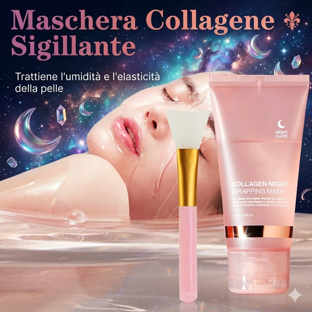 Maschera Notte Illuminante al Collagene