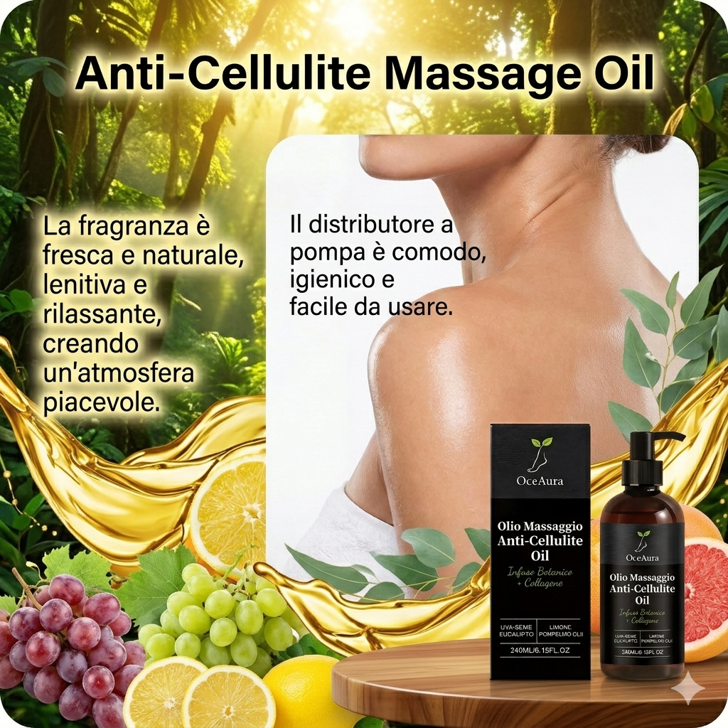 Olio da Massaggio Anti-Cellulite