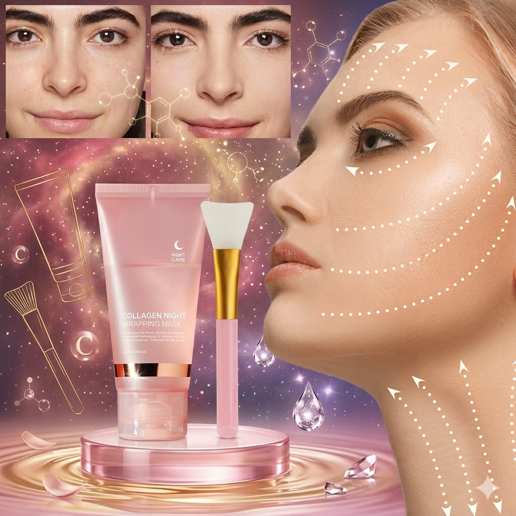 Maschera Notte Illuminante al Collagene