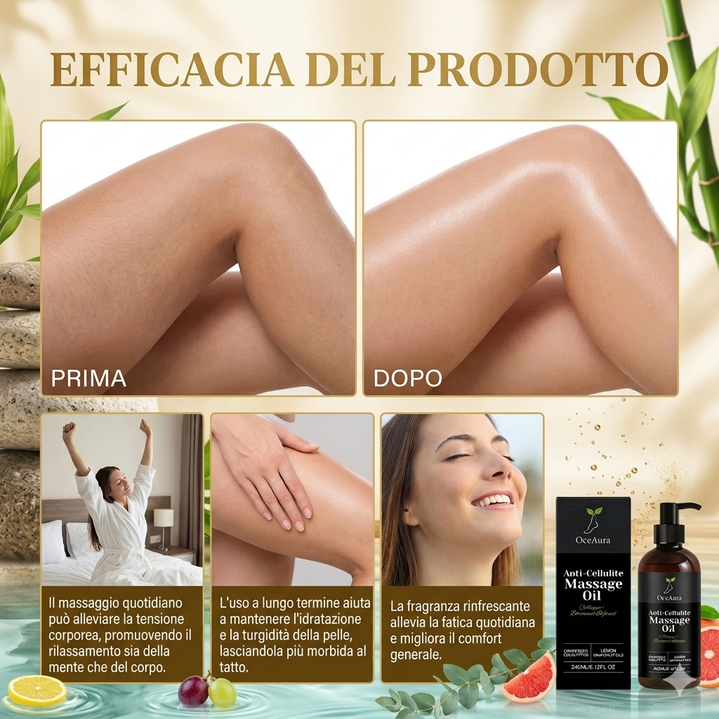 Olio da Massaggio Anti-Cellulite