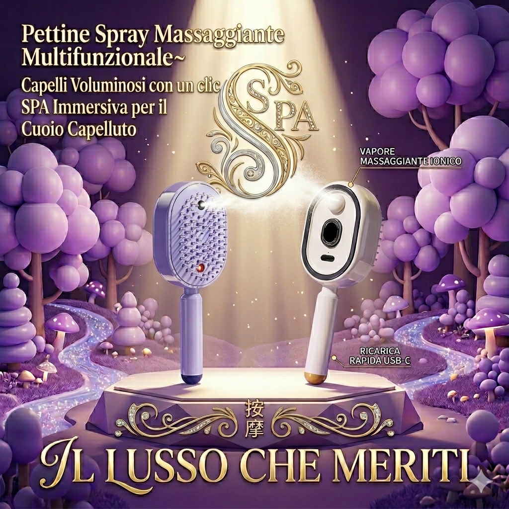 Spazzola Massaggiante a Vapore