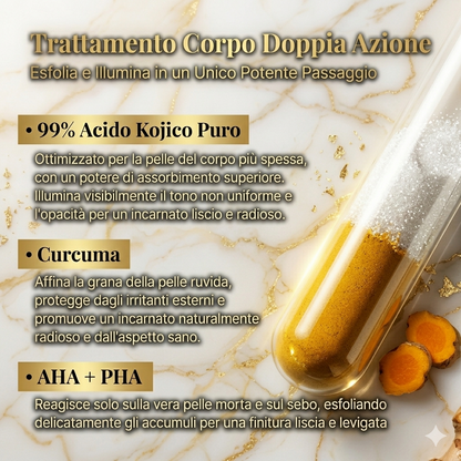 Spray peeling corpo con Acido Kojico e Curcuma