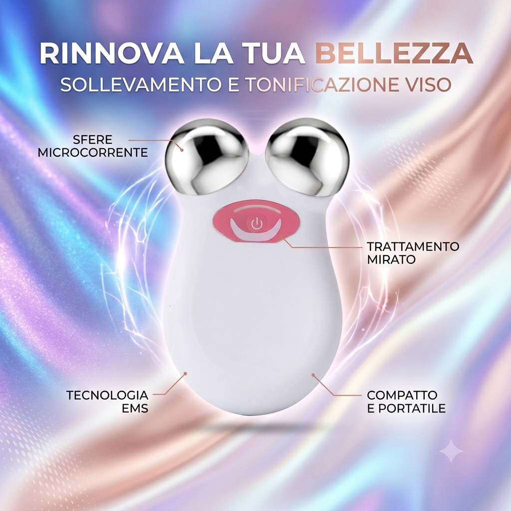 Massaggiatore Viso a due Teste