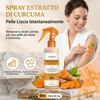 Spray peeling corpo con Acido Kojico e Curcuma